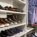 CustomMen'sShoeStorageforaWalk InClosetinBatonRouge,LA