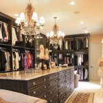 Floor Mount Boutique Closet with Island Storage in Baton Rouge, LA