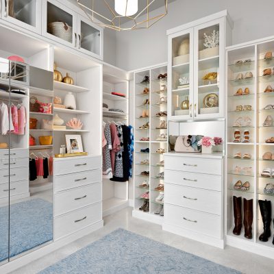 Boutique Custom Closet | Inspired Closets | Shoe Storage