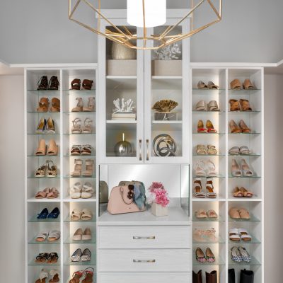 Boutique Custom Closet | Inspired Closets | Shoe Storage