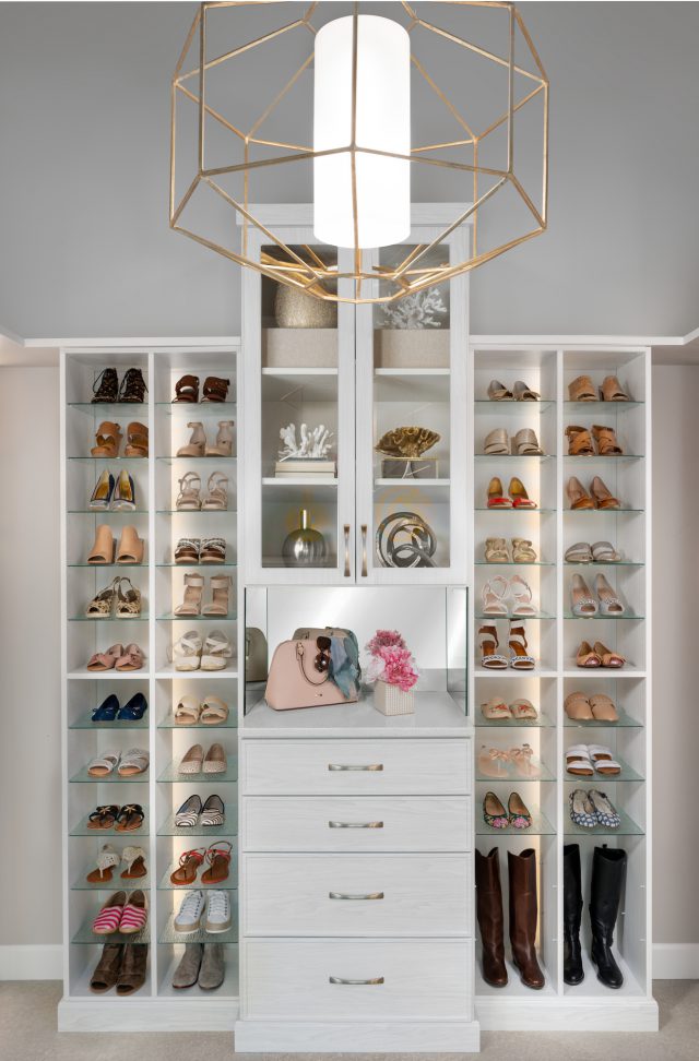 Boutique Custom Closet | Inspired Closets | Shoe Storage